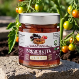 Bruschetta z pomidorami i bakłażanem 190 g