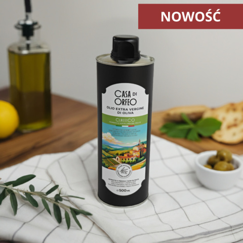 Oliwa Extra Vergine Casa di Orfeo 500 ml Sycylia, Włochy Oliwa Extra Vergine Casa di Orfeo 500 ml Sycylia, Włochy